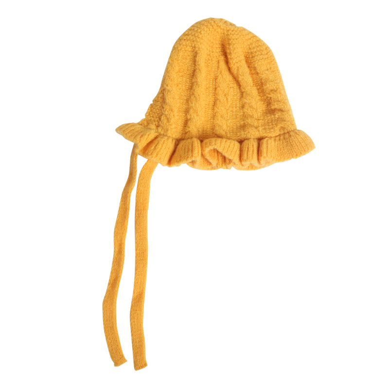 TIPY TIPY TAP WINTER BONNET CAP - YELLOW