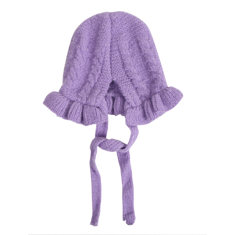 TIPY TIPY TAP WINTER BONNET CAP - PURPLE