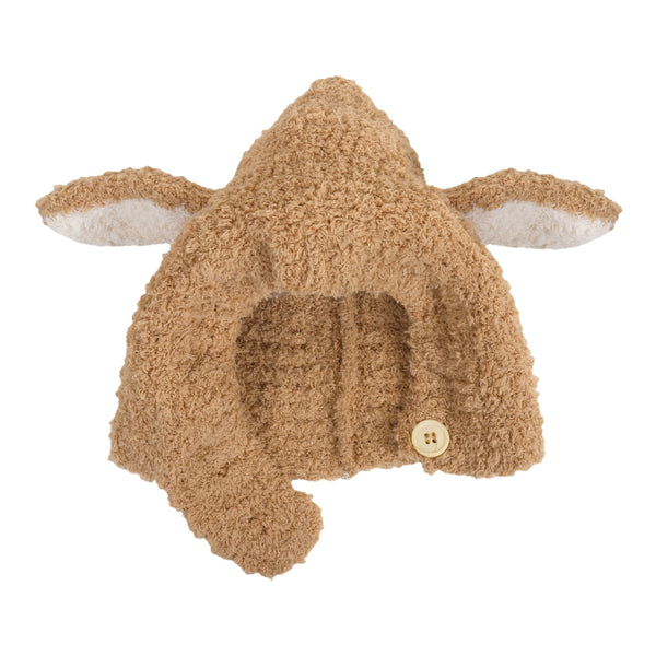 TIPY TIPY TAP EARS DESIGN TRAPPER CAP - BROWN