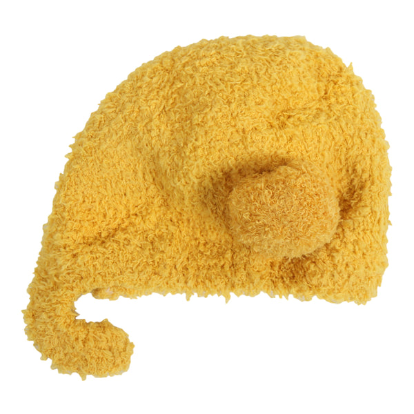 TIPY TIPY TAP POM POM INFANT CAP - YELLOW