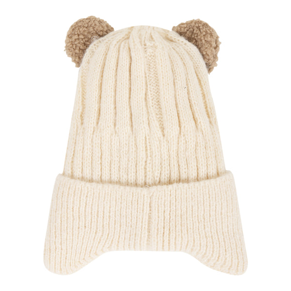TIPY TIPY TAP CARTOON EAR TRAPPER CAP - BEIGE
