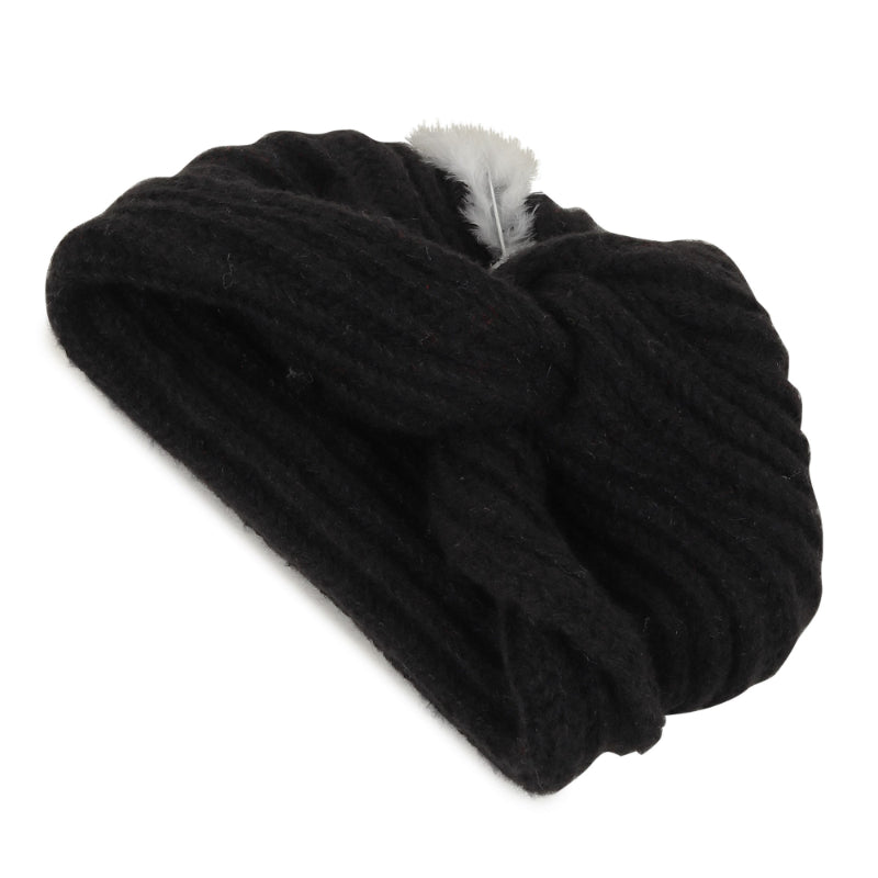 TIPY TIPY TAP KNOTTED FEATHER  TURBAN