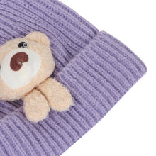 TIPY TIPY TAP 3D TEDDY WINTER CAP - LILAC