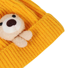TIPY TIPY TAP 3D TEDDY WINTER CAP - YELLOW