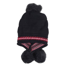 TIPY TIPY TAP BRAIDED WINTER BEANIE - BLACK