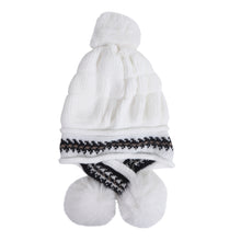 TIPY TIPY TAP BRAIDED WINTER BEANIE - WHITE