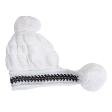 TIPY TIPY TAP BRAIDED WINTER BEANIE - WHITE