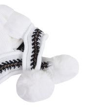 TIPY TIPY TAP BRAIDED WINTER BEANIE - WHITE