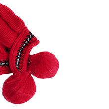 TIPY TIPY TAP BRAIDED WINTER BEANIE - RED