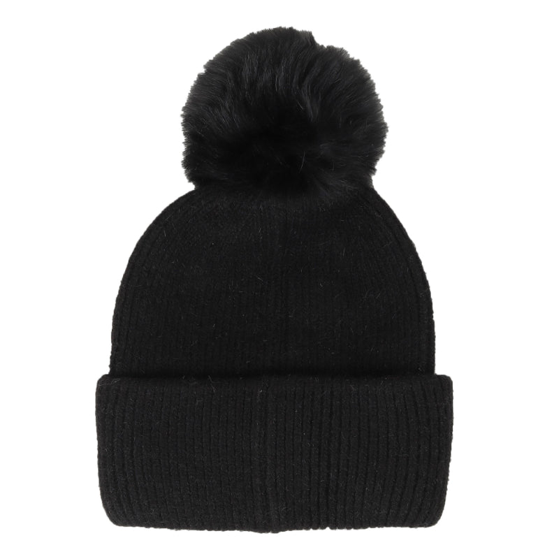 TIPY TIPY TAP RHINESTONES WINTER CAP - BLACK