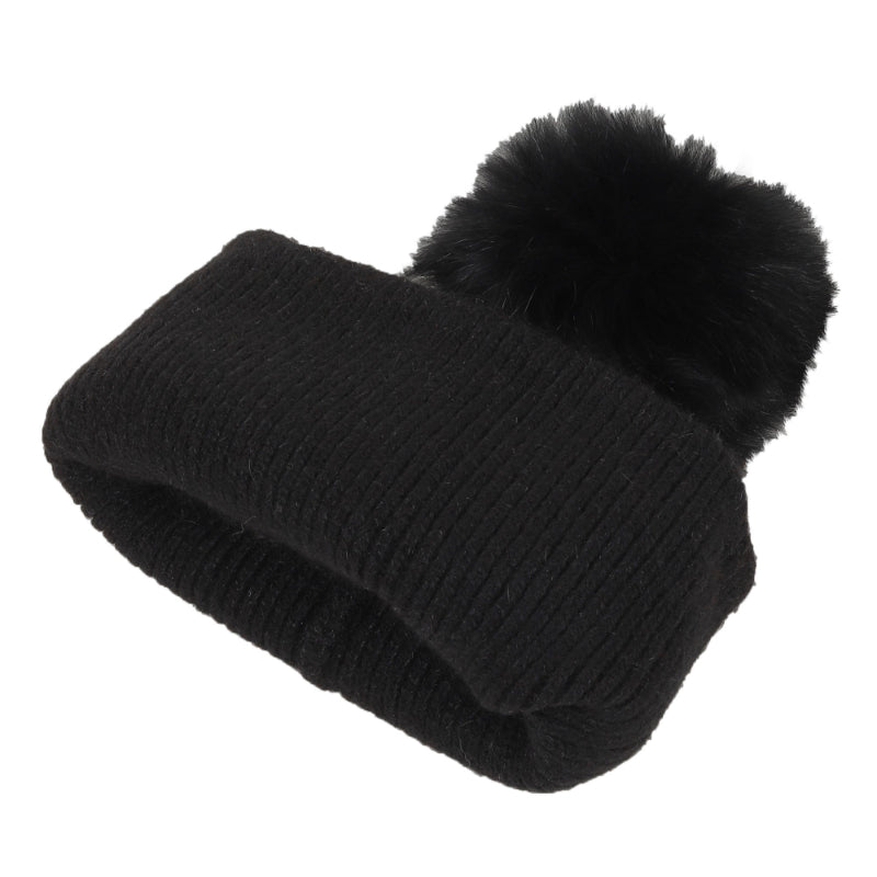 TIPY TIPY TAP RHINESTONES WINTER CAP - BLACK