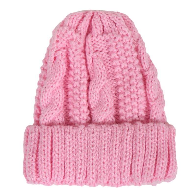 TIPY TIPY TAP SELF DESIGN BEANIE - PINK