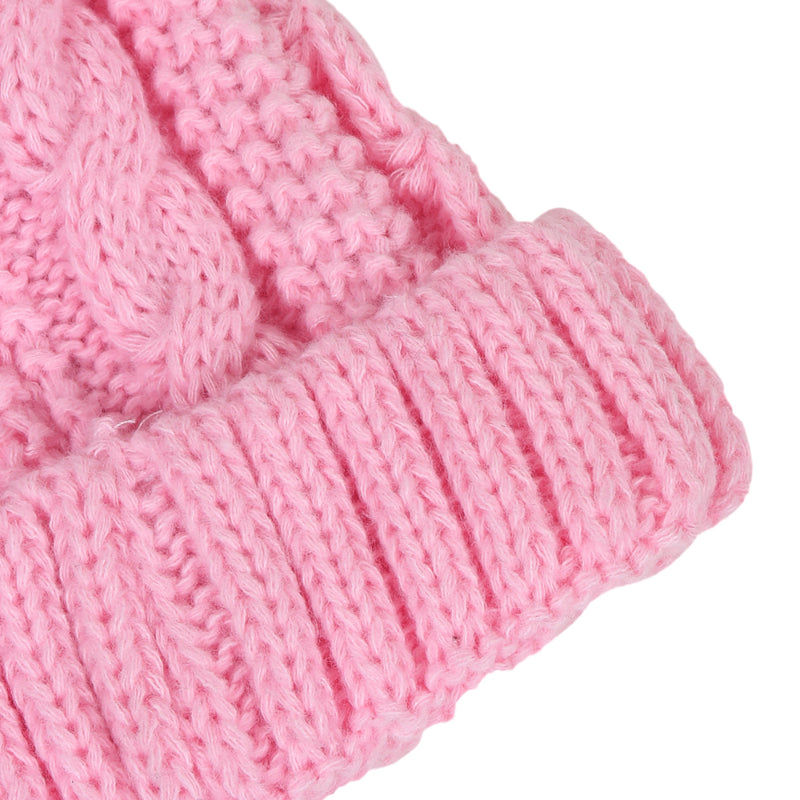 TIPY TIPY TAP SELF DESIGN BEANIE - PINK