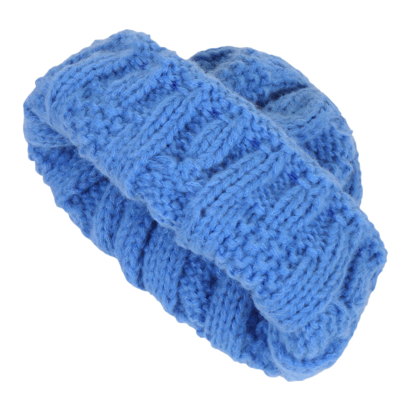 TIPY TIPY TAP SELF DESIGN BEANIE - BLUE