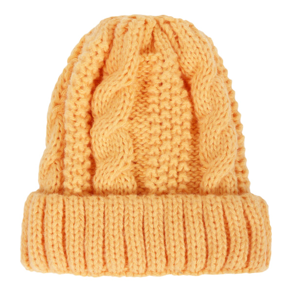 TIPY TIPY TAP SELF DESIGN BEANIE - LIGHT ORANGE