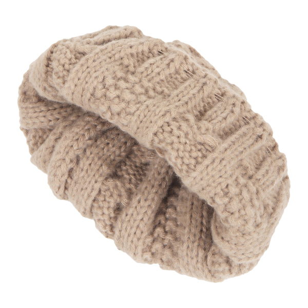 TIPY TIPY TAP SELF DESIGN BEANIE - BROWN