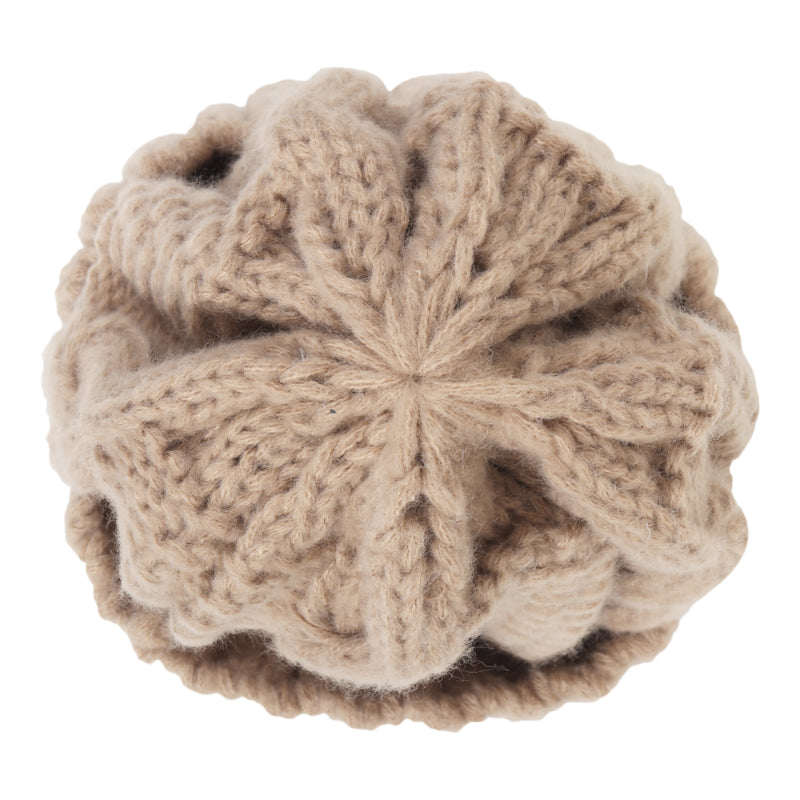 TIPY TIPY TAP SELF DESIGN BEANIE - BROWN