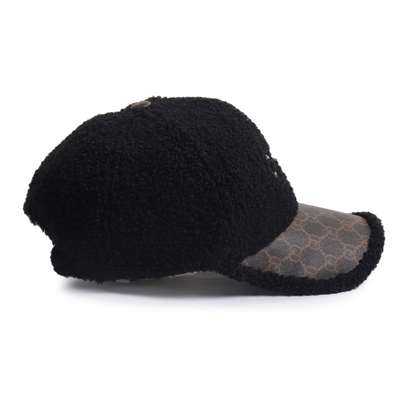 TIPY TIPY TAP WINTER BASEBALL CAP - BLACK