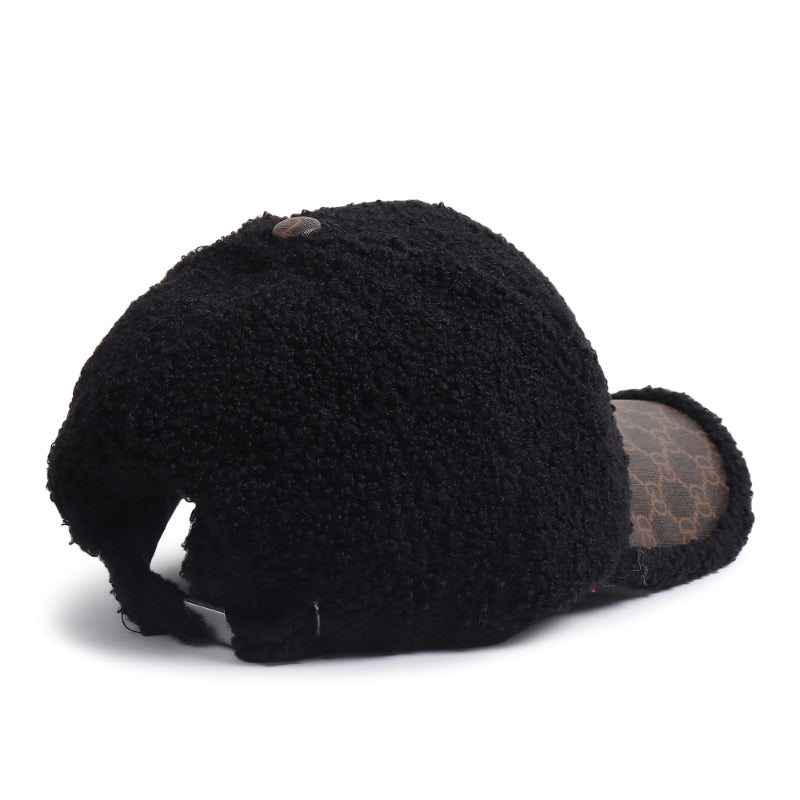 TIPY TIPY TAP WINTER BASEBALL CAP - BLACK