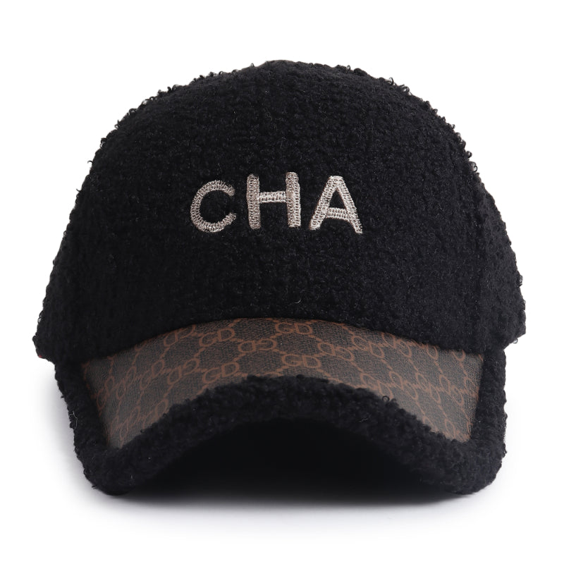 TIPY TIPY TAP WINTER BASEBALL CAP - BLACK