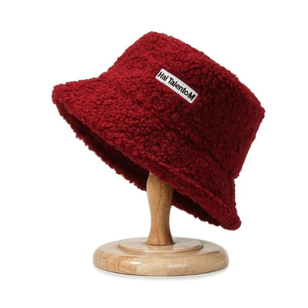 TIPY TIPY TAP WOOLEN BUCKET HAT - RED