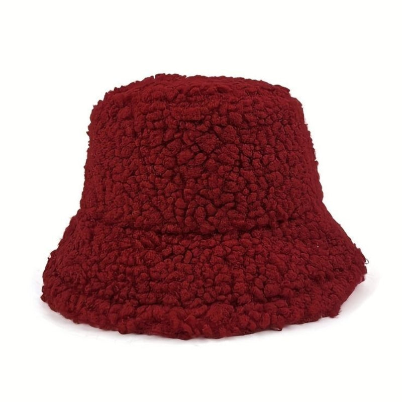 TIPY TIPY TAP WOOLEN BUCKET HAT - RED
