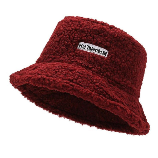 TIPY TIPY TAP WOOLEN BUCKET HAT - RED