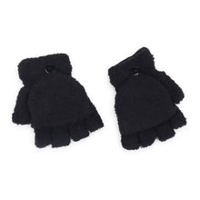 TIPY TIPY TAP HOODED GLOVES - BLACK