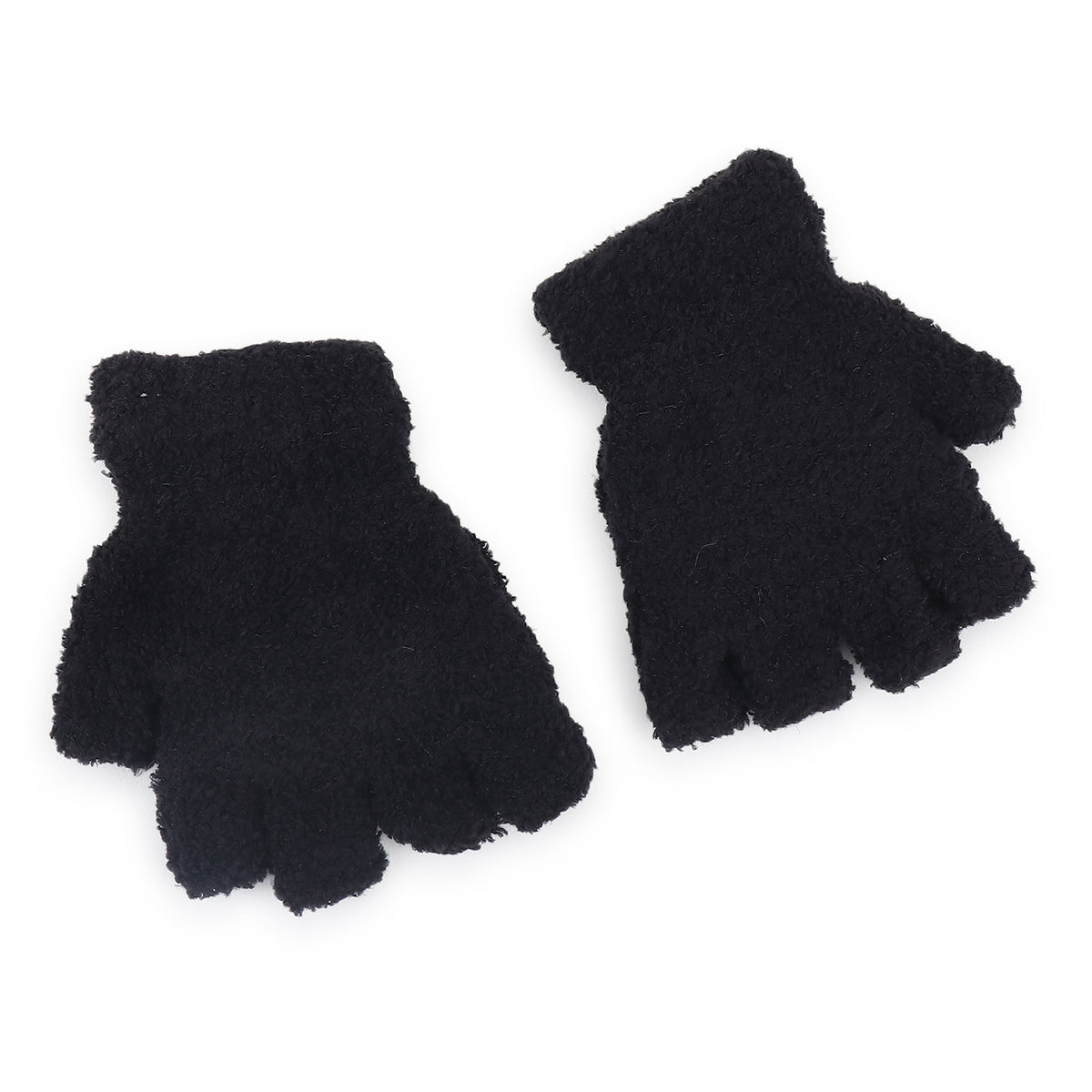 TIPY TIPY TAP HOODED GLOVES - BLACK