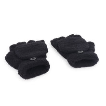 TIPY TIPY TAP HOODED GLOVES - BLACK