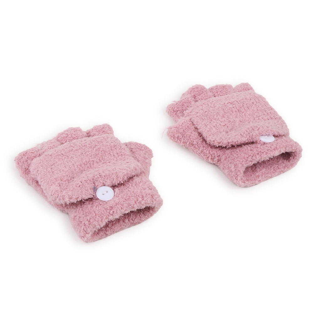 TIPY TIPY TAP HOODED GLOVES - PINK