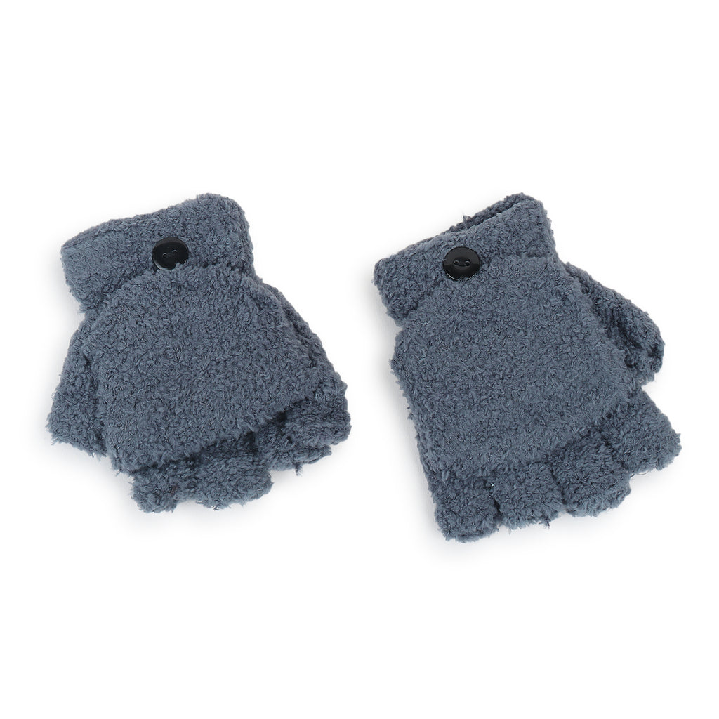 TIPY TIPY TAP HOODED GLOVES - GREY