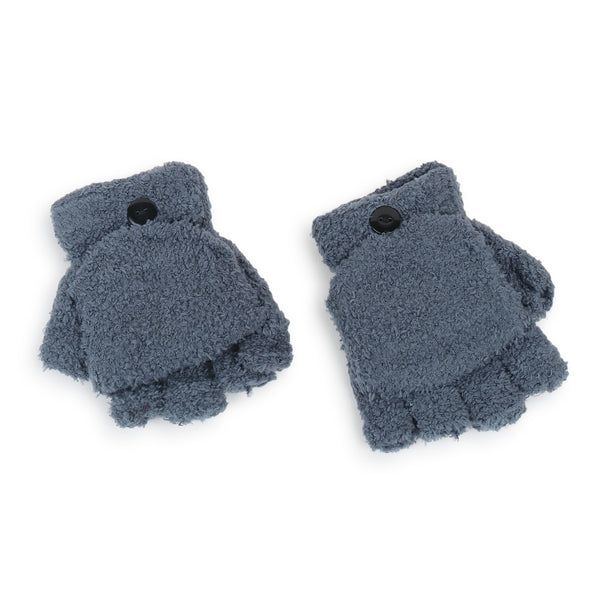 TIPY TIPY TAP HOODED GLOVES - GREY