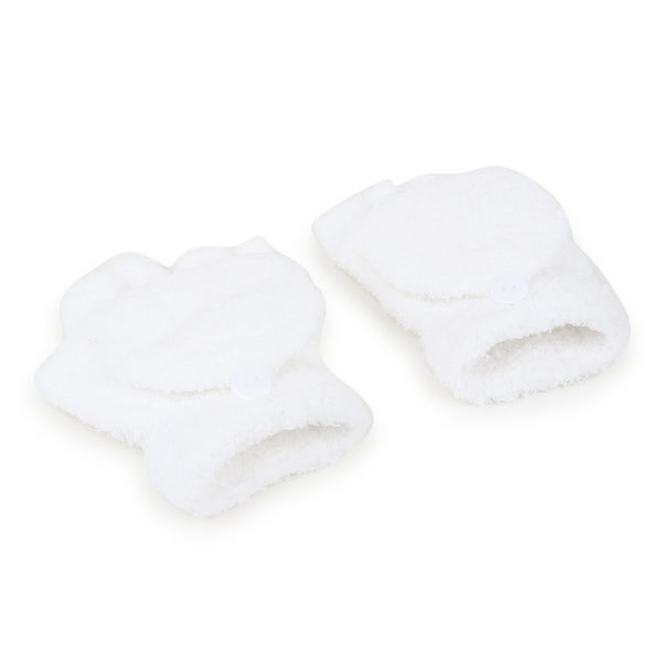 TIPY TIPY TAP HOODED GLOVES - WHITE