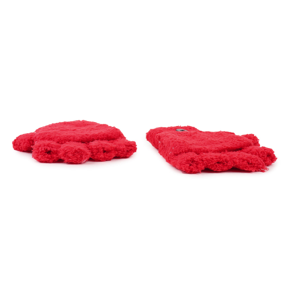 TIPY TIPY TAP HOODED GLOVES - RED