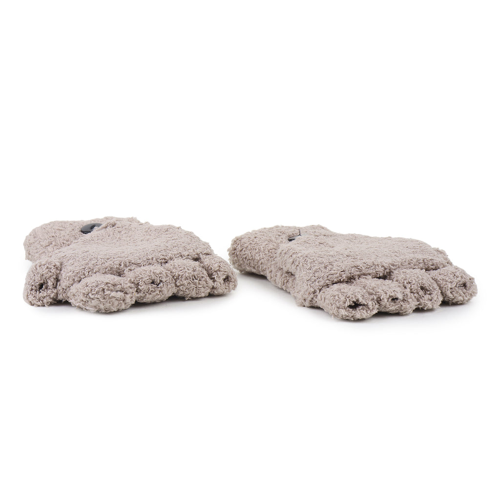 TIPY TIPY TAP HOODED GLOVES - BEIGE