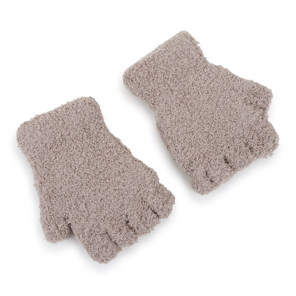 TIPY TIPY TAP HOODED GLOVES - BEIGE