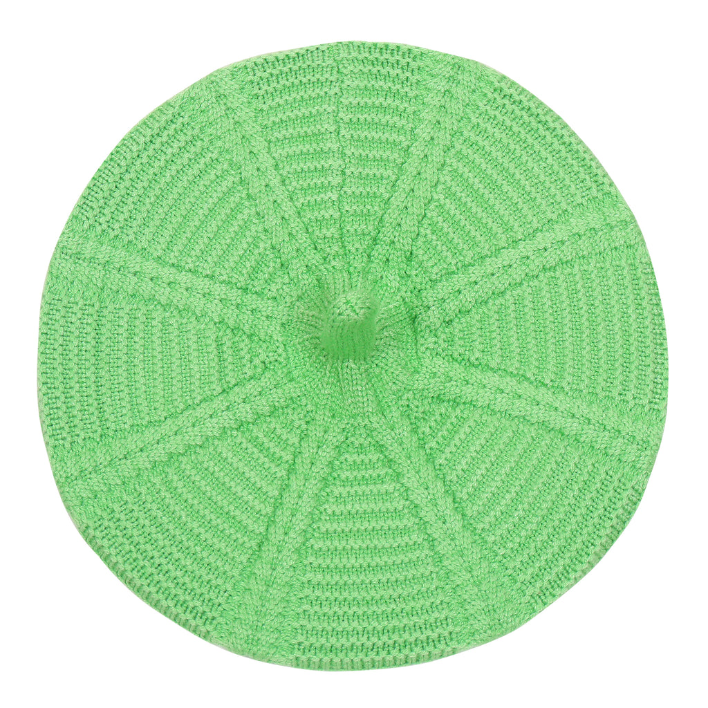 TIPY TIPY TAP WOOL BERET HAT - GREEN