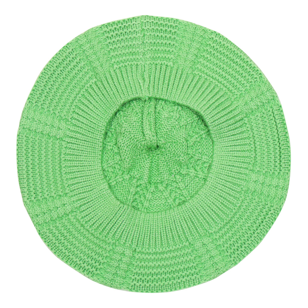 TIPY TIPY TAP WOOL BERET HAT - GREEN