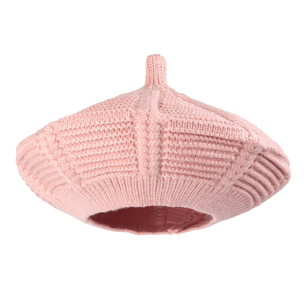 TIPY TIPY TAP WOOL BERET HAT - PINK
