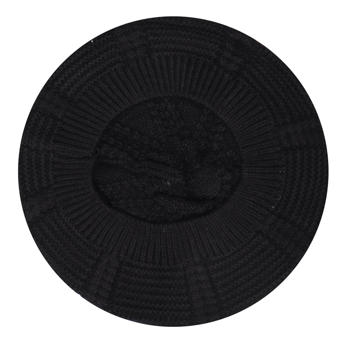 TIPY TIPY TAP WOOL BERET HAT - BLACK