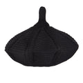 TIPY TIPY TAP WOOL BERET HAT - BLACK