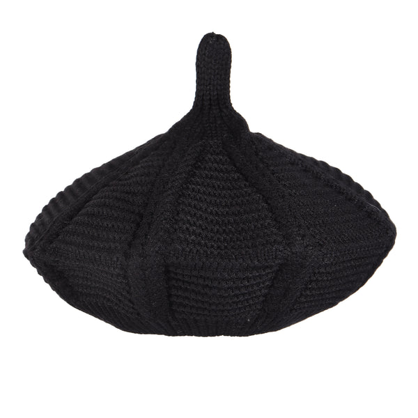 TIPY TIPY TAP WOOL BERET HAT - BLACK