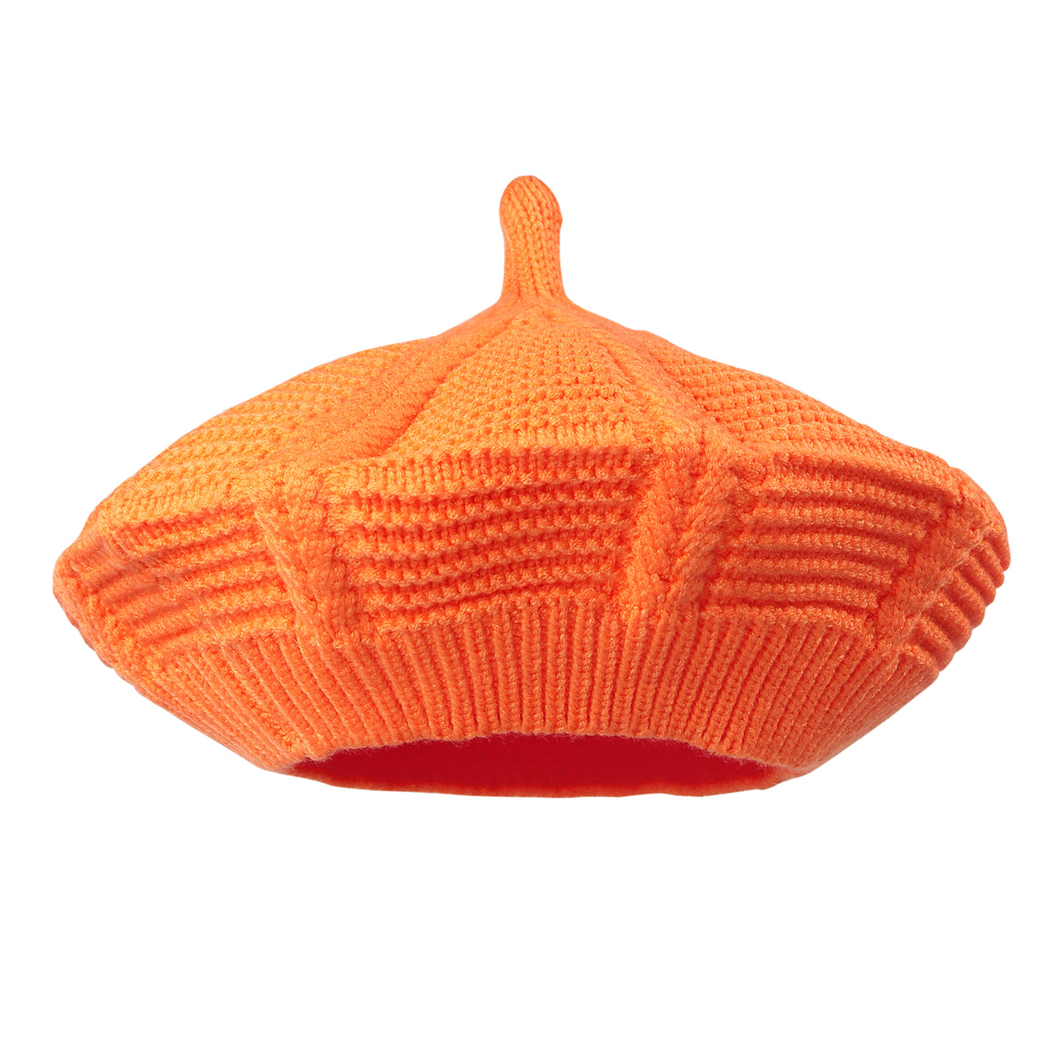 TIPY TIPY TAP WOOL BERET HAT - ORANGE