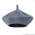 TIPY TIPY TAP WOOL BERET HAT - GREY