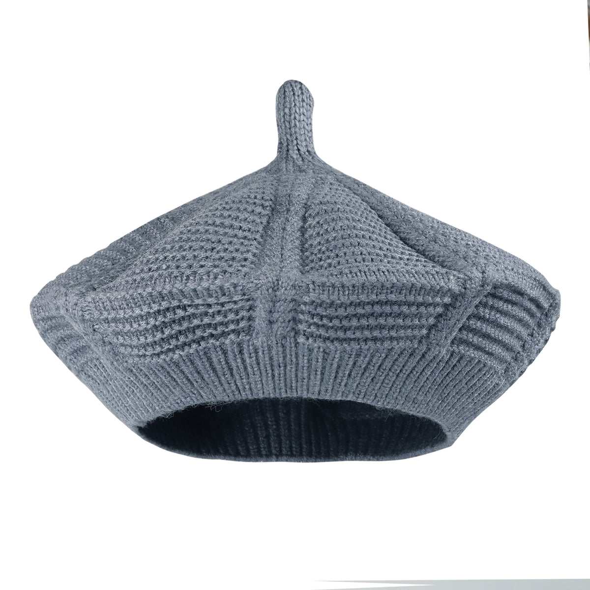 TIPY TIPY TAP WOOL BERET HAT - GREY