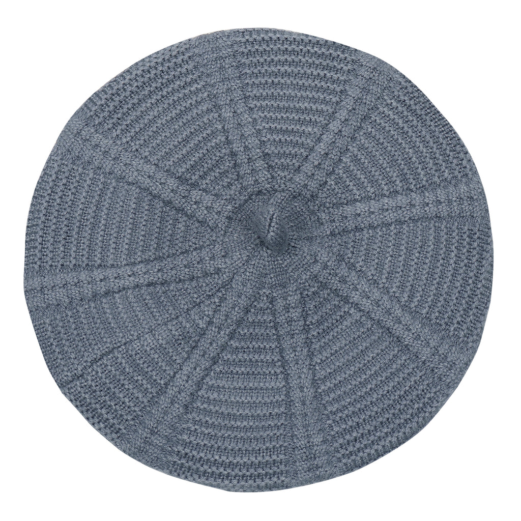 TIPY TIPY TAP WOOL BERET HAT - GREY