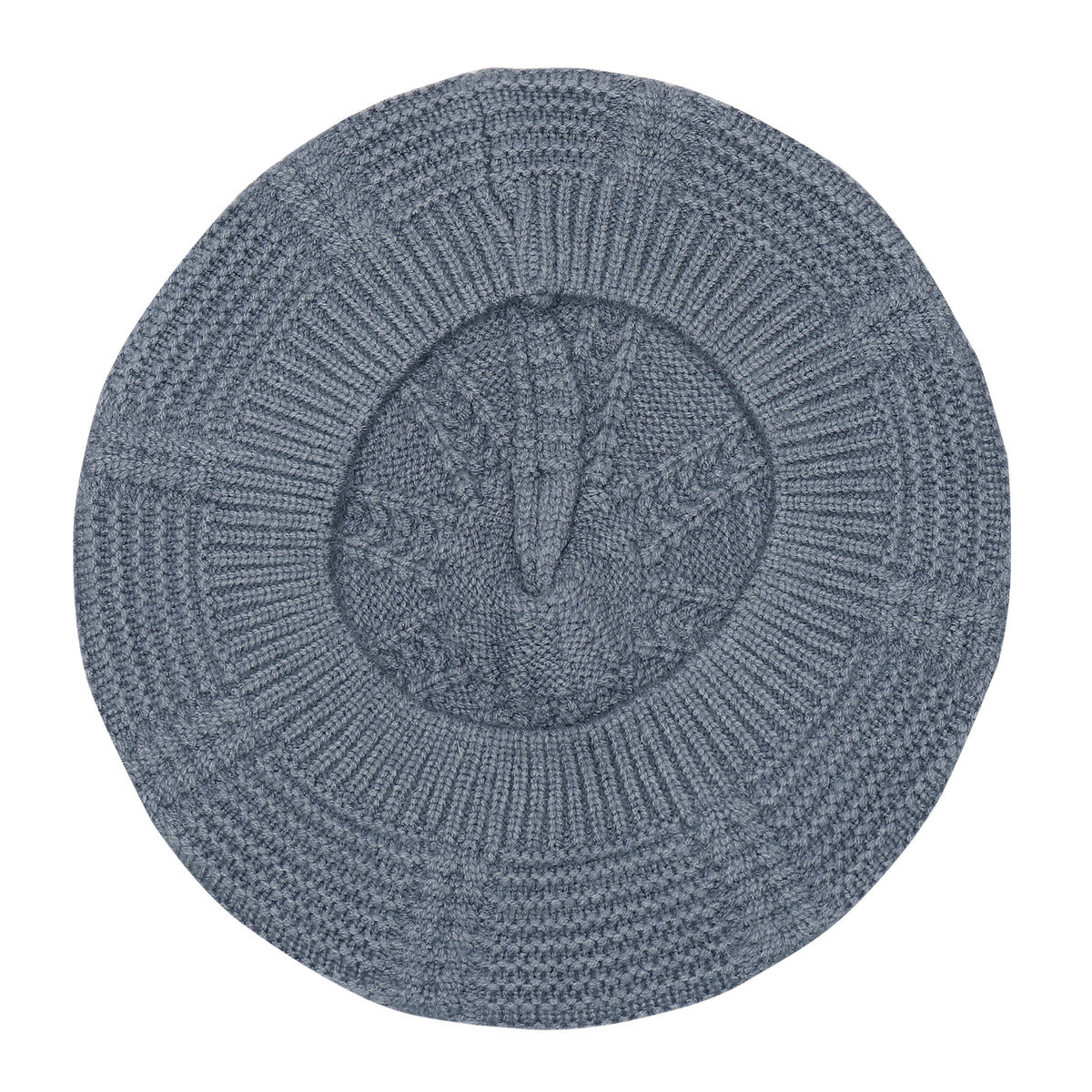 TIPY TIPY TAP WOOL BERET HAT - GREY
