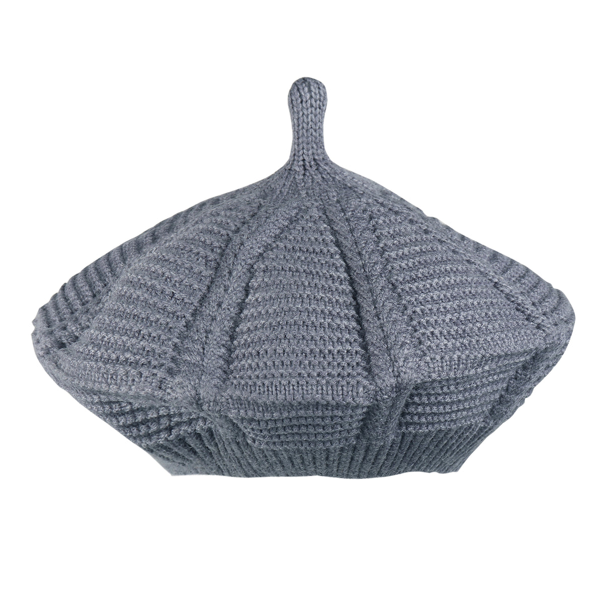 TIPY TIPY TAP WOOL BERET HAT - GREY