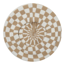 TIPY TIPY TAP CHECKS WINTER BERET - BEIGE